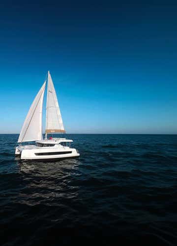 Gourmet lunch in luxury catamaran in Palermo