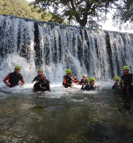 Canyoning alla Forra di Pale vicino a Foligno