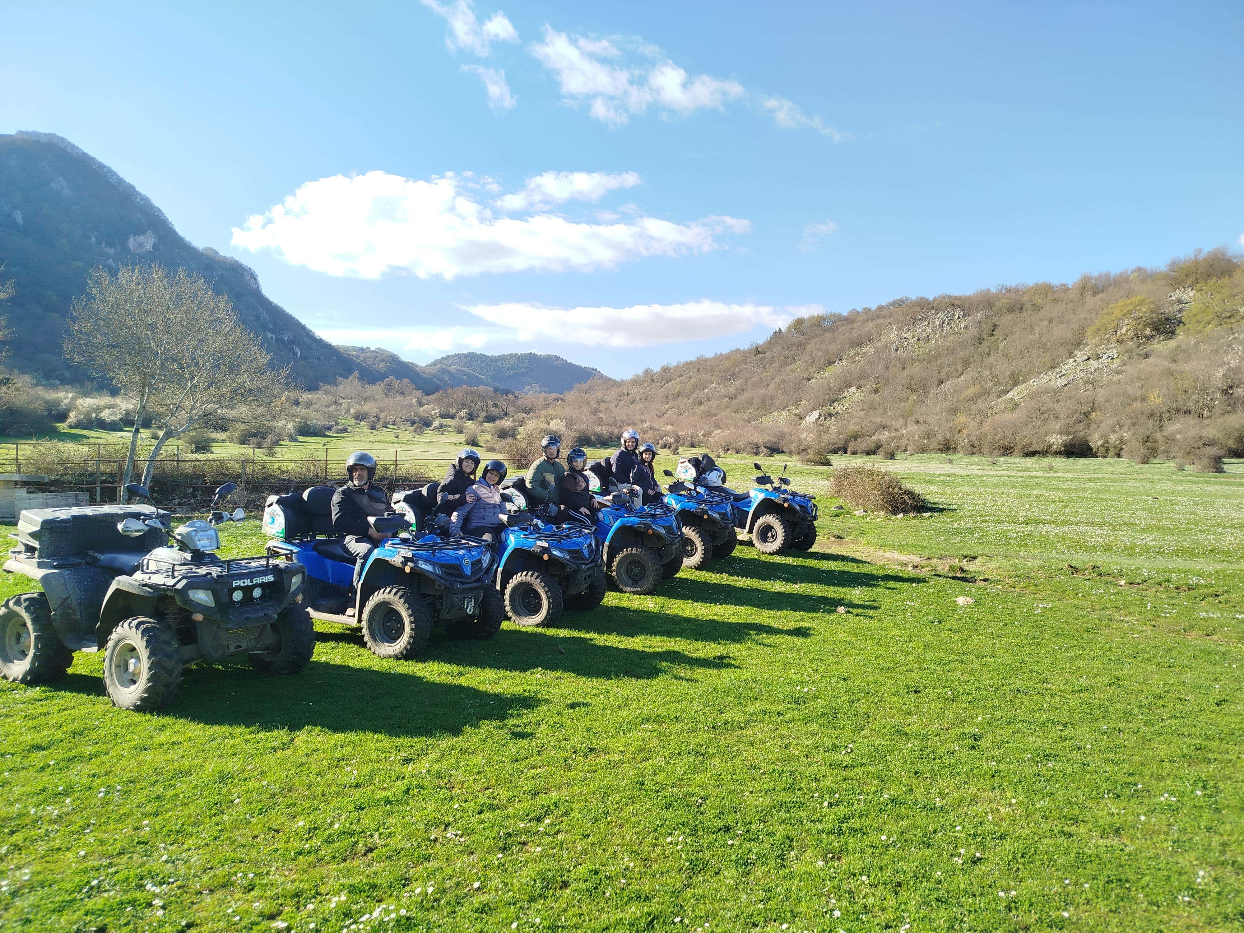 Tour in quad di 3 ore nella Valle dell'Aniene vicino a Roma