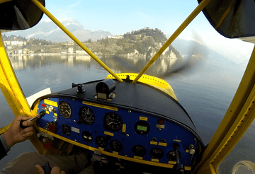 Battesimo del volo - Prova di pilotaggio su Idrovolante a Lecco