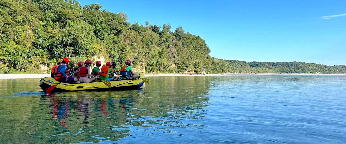Soft Rafting sul Fiume Tagliamento in provincia di Udine