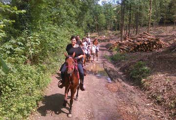 Horse riding to the Sacra di San Michele in the Susa Valley (TO)