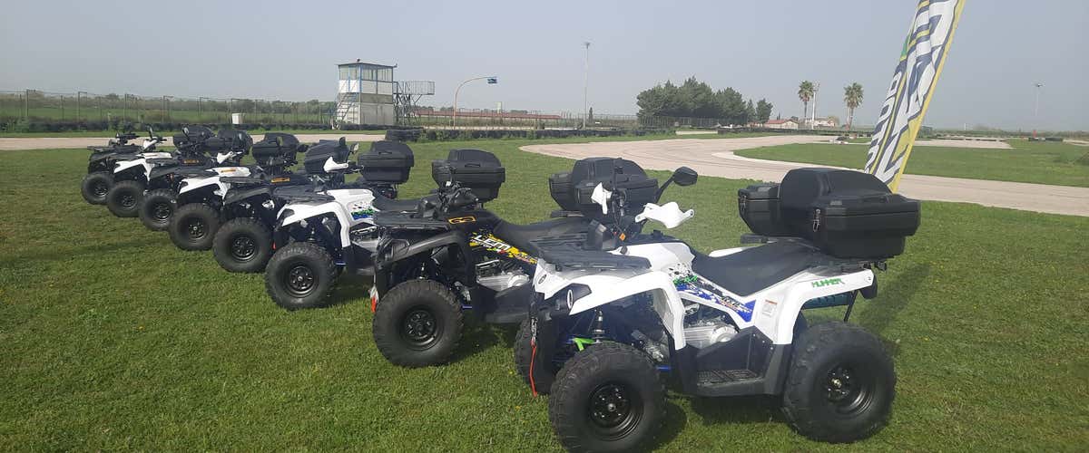 Quad bike tour to Lake Biccari in the province of Foggia with toast