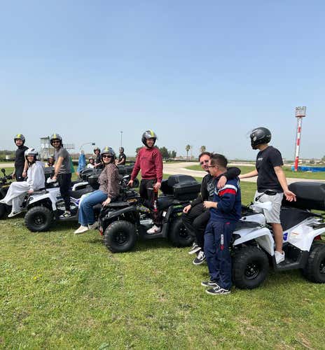 Quad bike tour to Lake Biccari in the province of Foggia with toast
