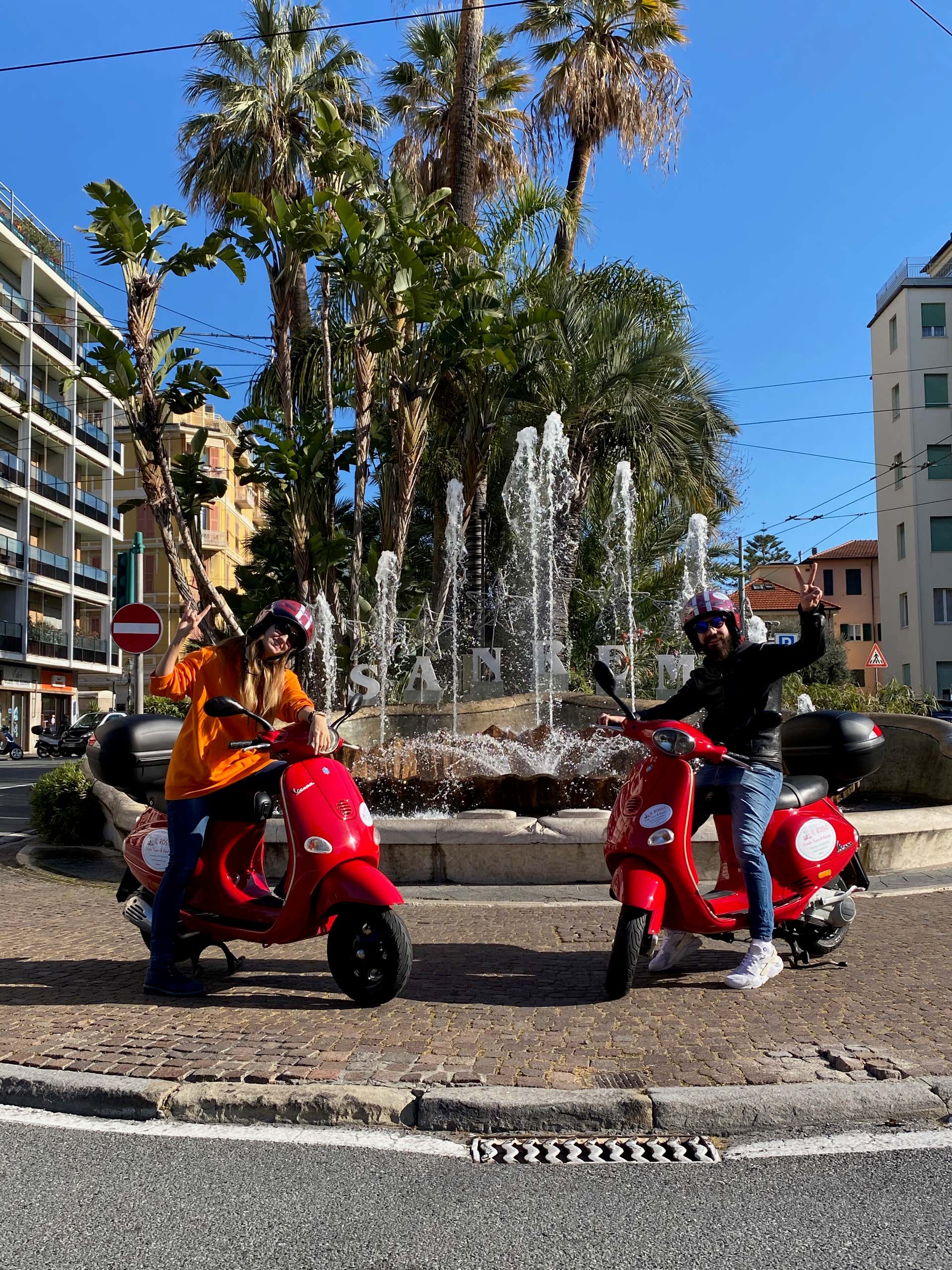 Vespa tours Liguria