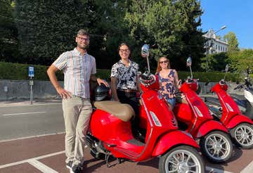 Vespa rental on Lake Como