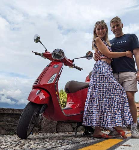 Vespa rental on Lake Como