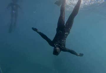 Lezione di apnea ad Arenzano in provincia di Genova