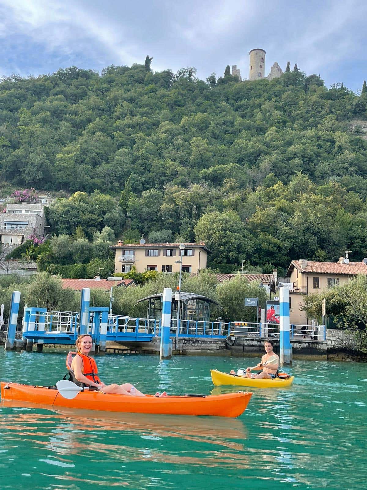 Kayak tour to Monte Isola on Lake Iseo and aperitif