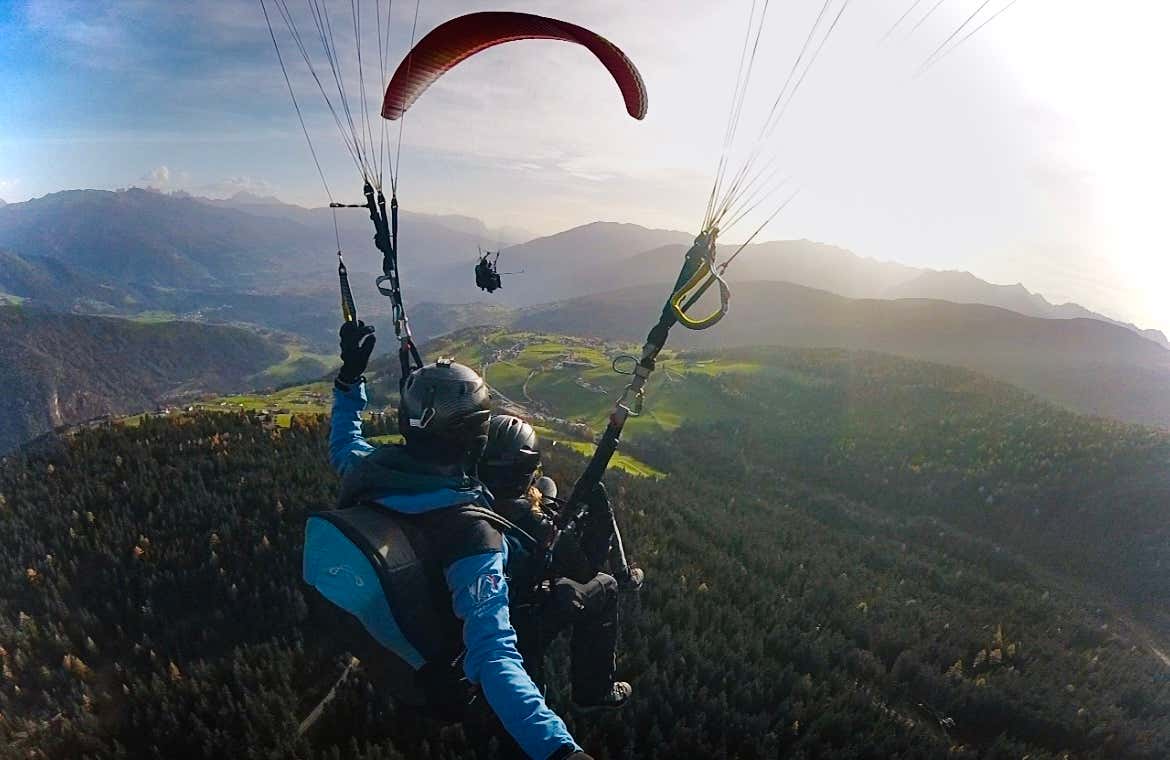 Volo in parapendio tandem in Val Pusteria
