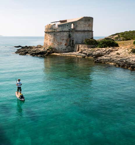 Escursione in SUP e snorkeling lungo la costa di Alghero