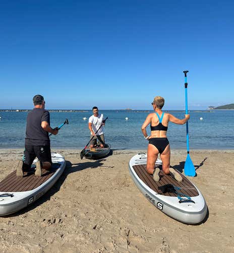 Lezione di SUP ad Alghero