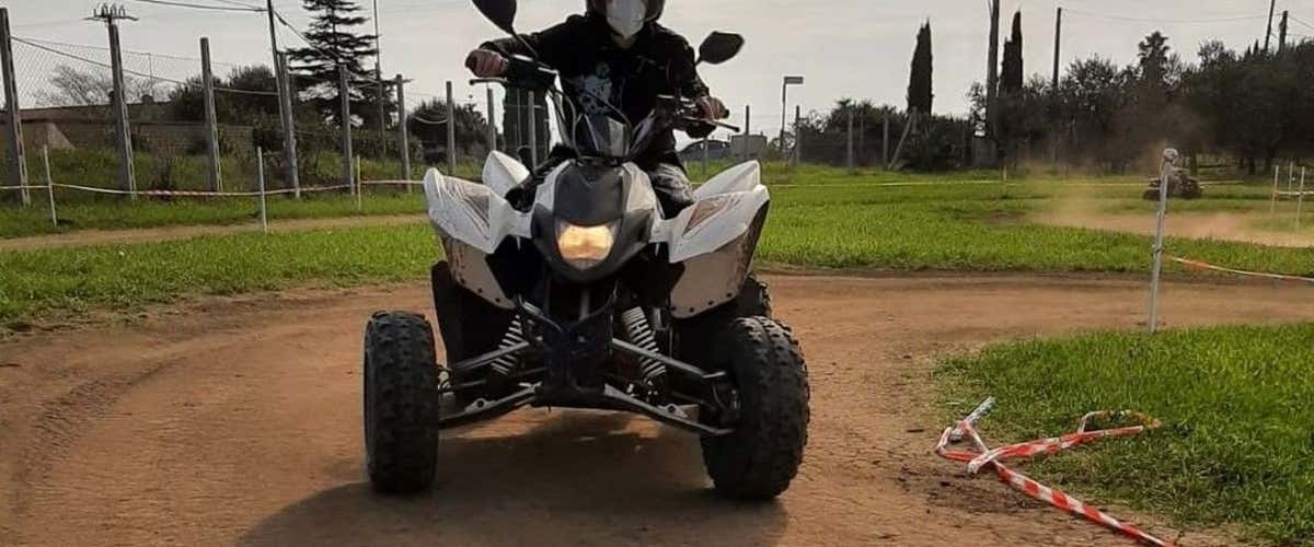 Quad track for adults and children in Cerveteri