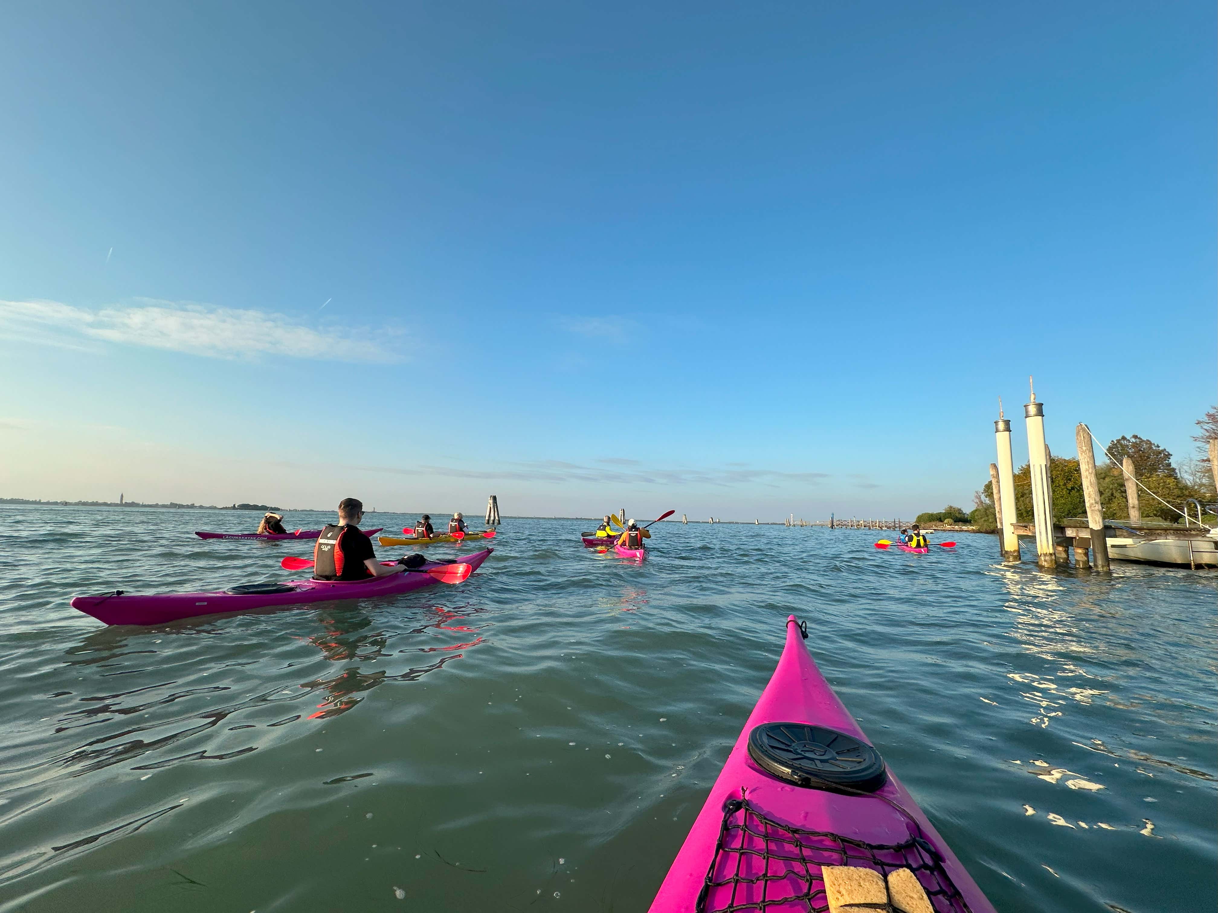 Kayak tour in the northern lagoon of Venice from Punta Sabbioni