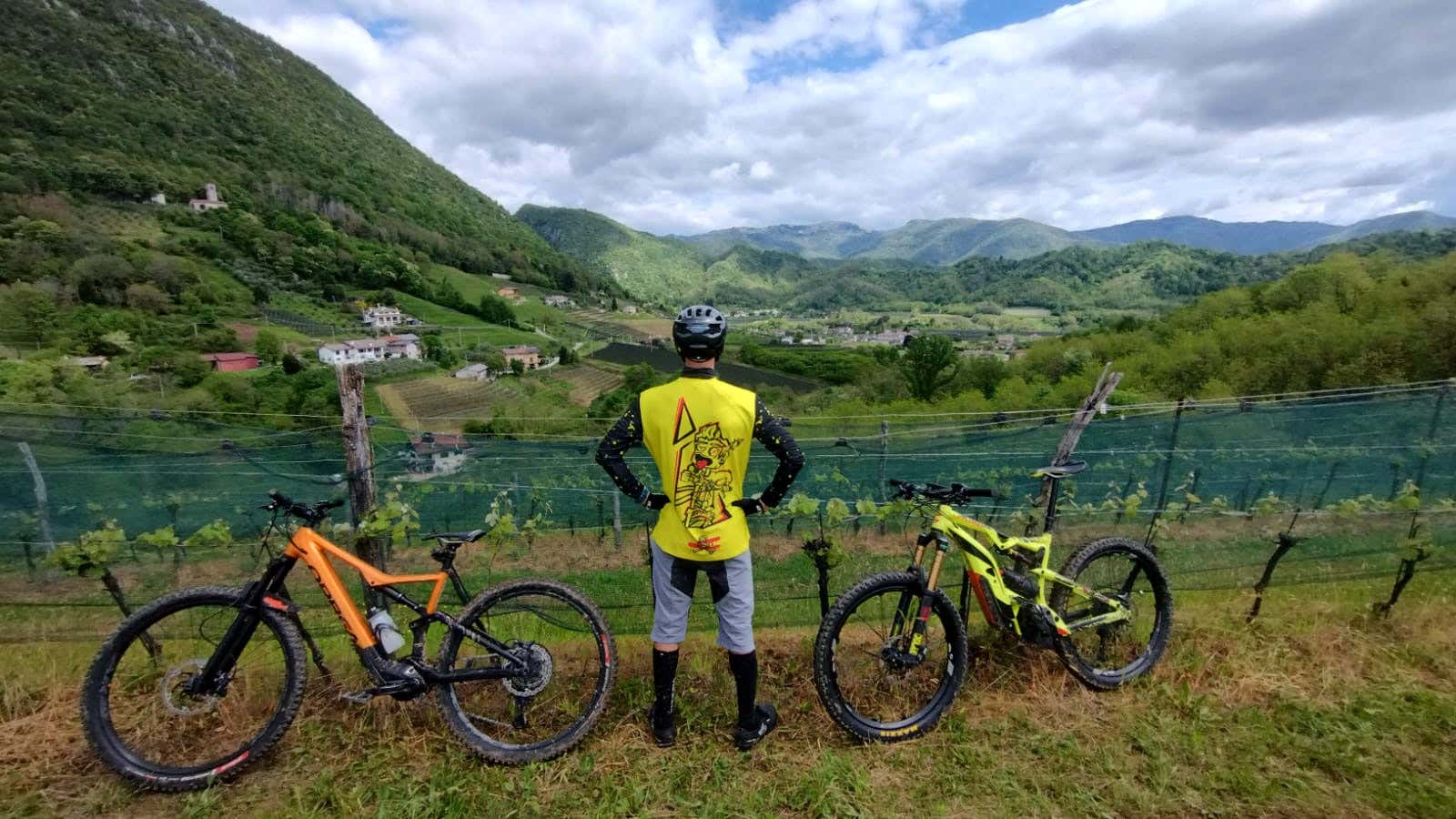 Tour in e-bike tra le colline del Ramandolo con pranzo tipico