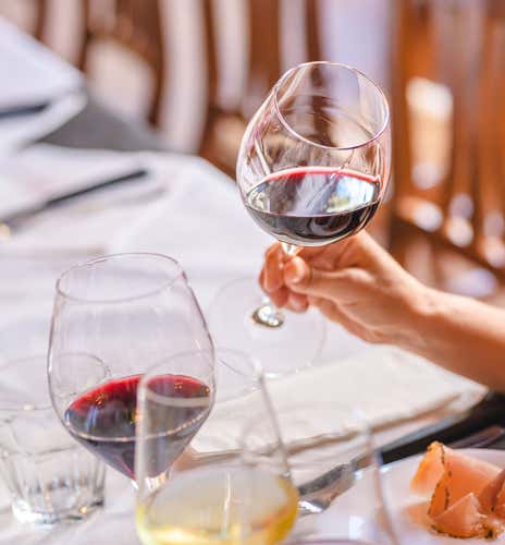 Wine tasting in a wine cellar in San Gimignano and light lunch