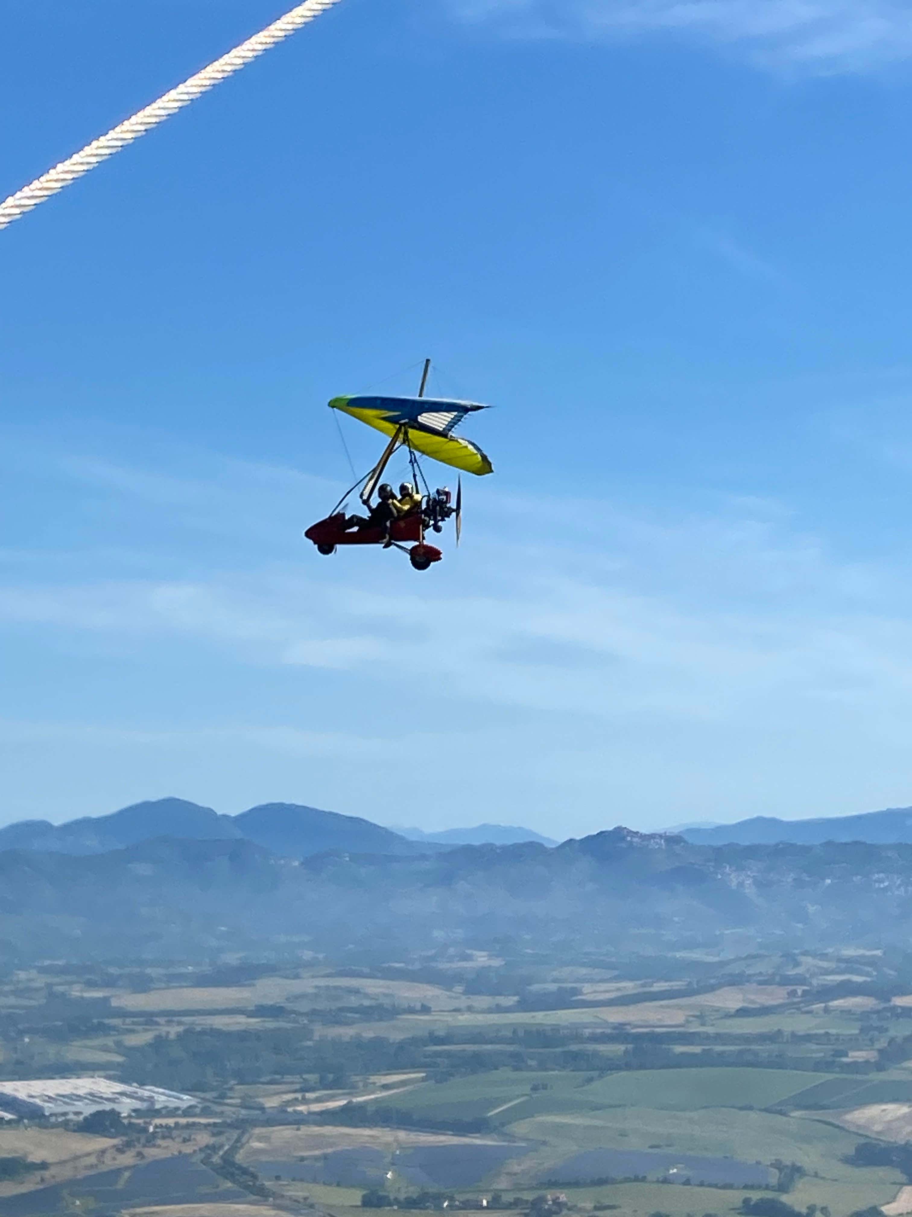 Volo in deltaplano a motore in provincia di Frosinone