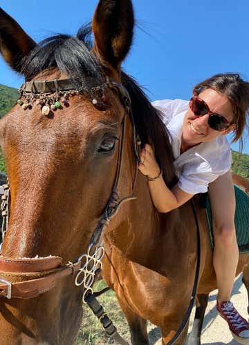 Horseback riding in the Tuscan Maremma with aperitif