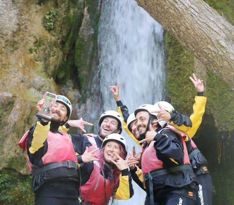 Canyoning sul fiume Jannello nel Parco Nazionale del Pollino