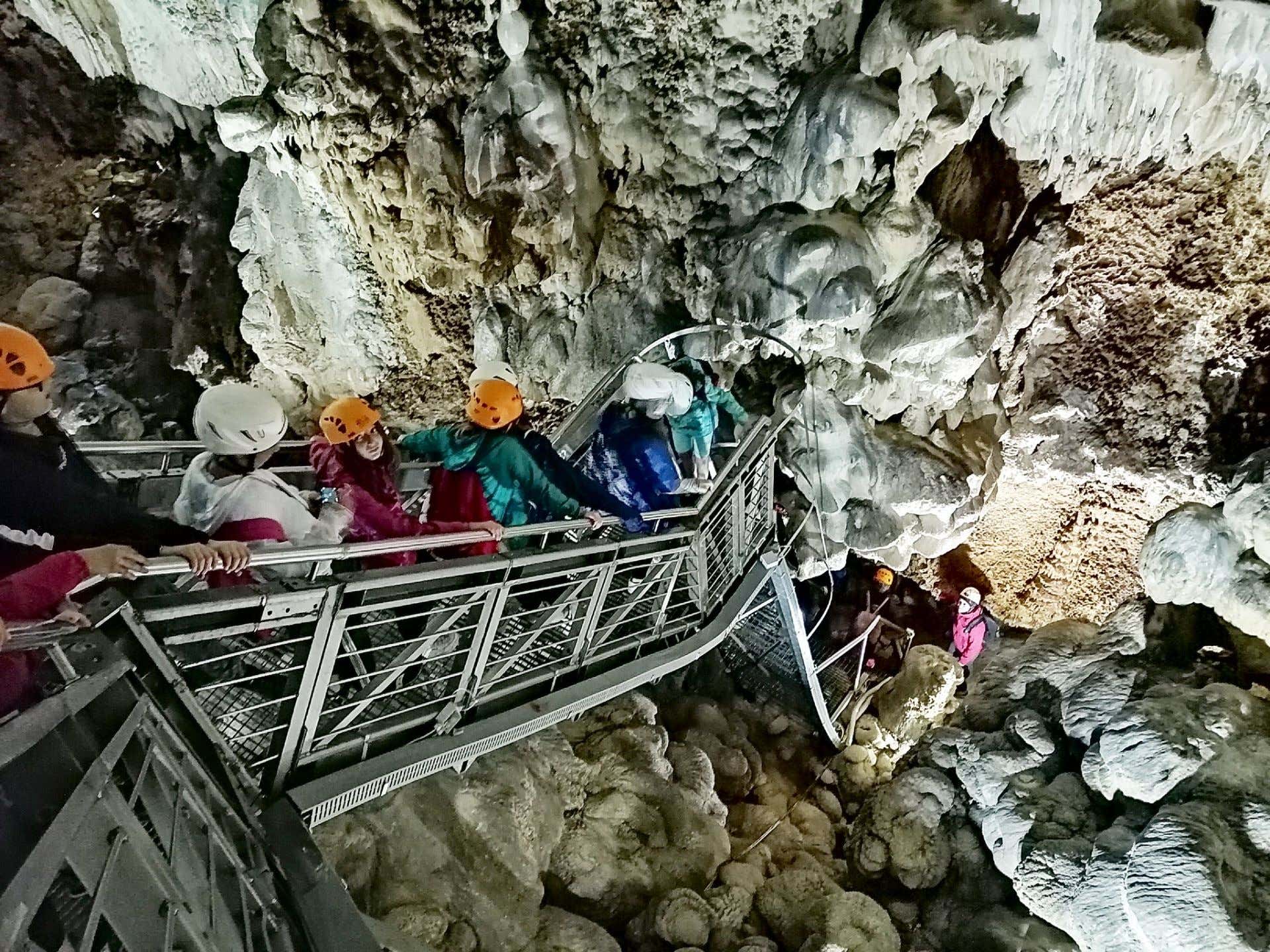 Caving tour in the Cave of Monte Cucco