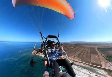 Volo in paramotore tandem sulla Costa del Sinis