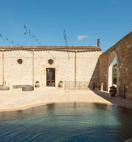 Pool access and vineyard picnic at a luxury Sicilian estate