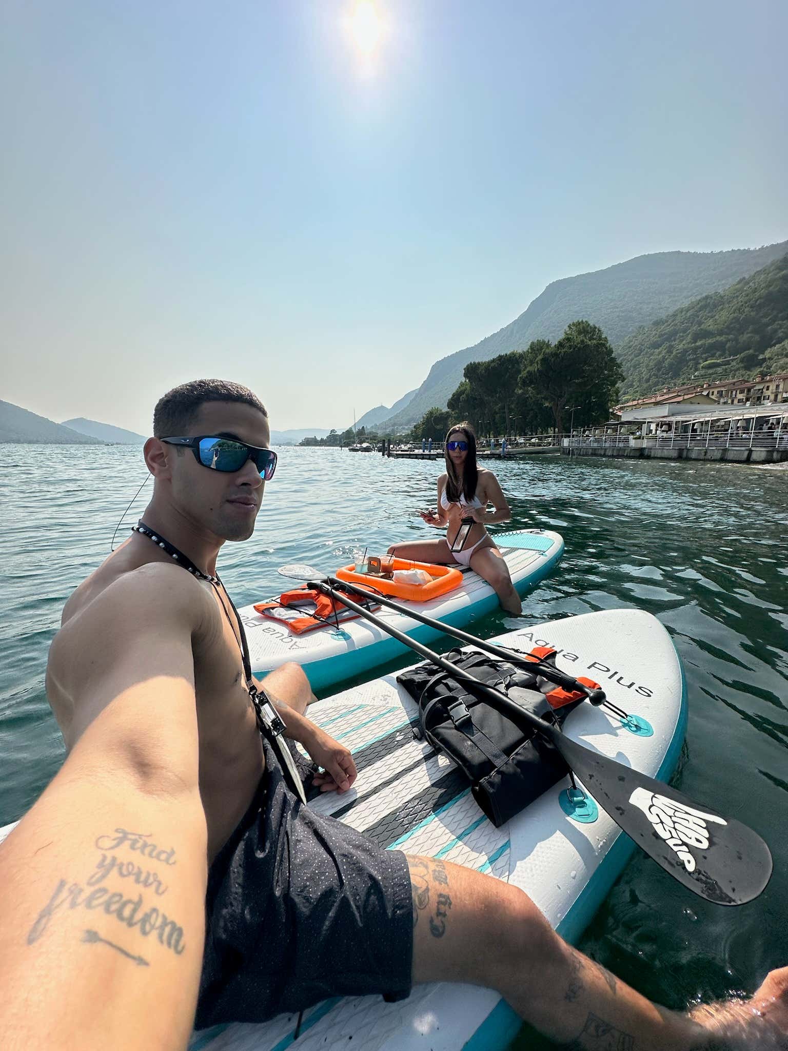 SUP tour on Lake Iseo from Predore with aperitif