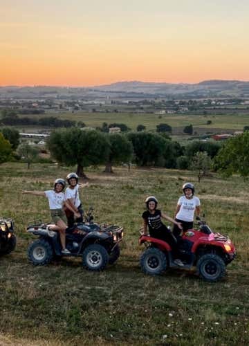 Sunset Quad Tour With Dinner In Potenza Picena Freedome Sunset Quad Tour With Dinner In Potenza Picena Freedome