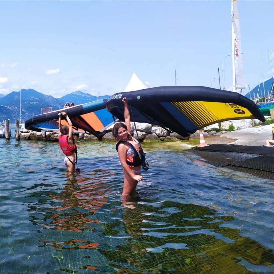 Lezione di wing foil sul Lago di Garda | Freedome