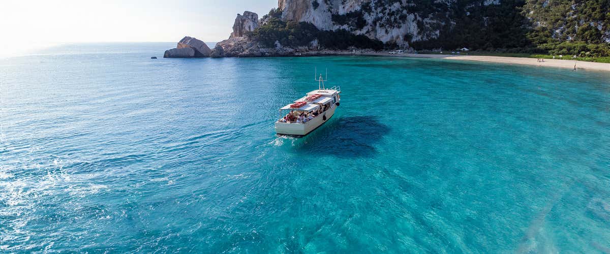 Excursion by motorboat to the Sea Ox Cave and Cala Luna Beach
