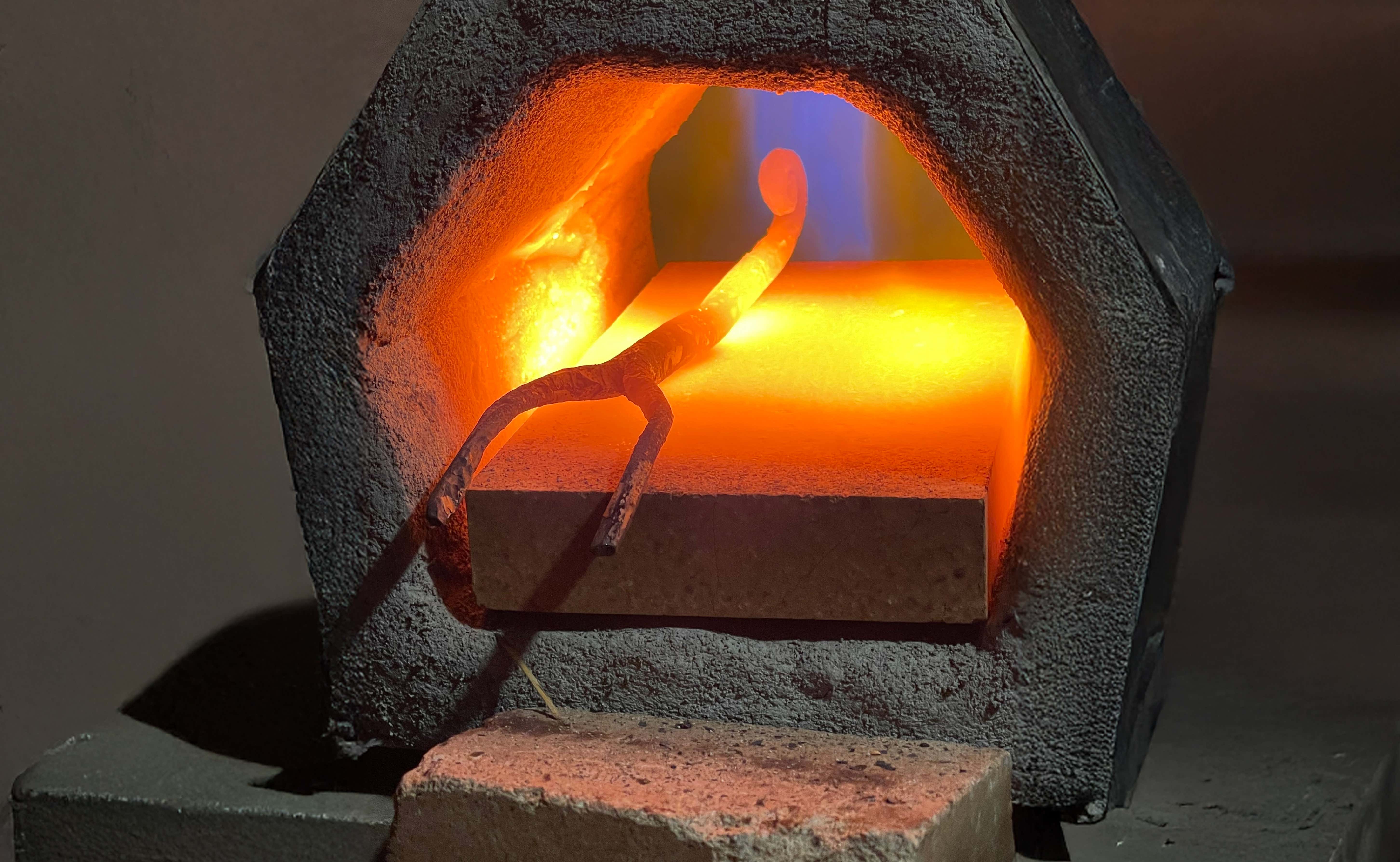 Giornata di forgiatura tradizionale vicino a Norcia