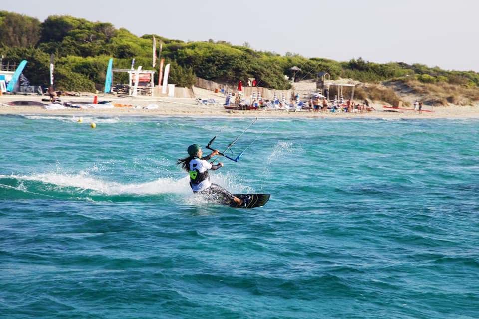 Lezione privata di perfezionamento kitesurf in Salento