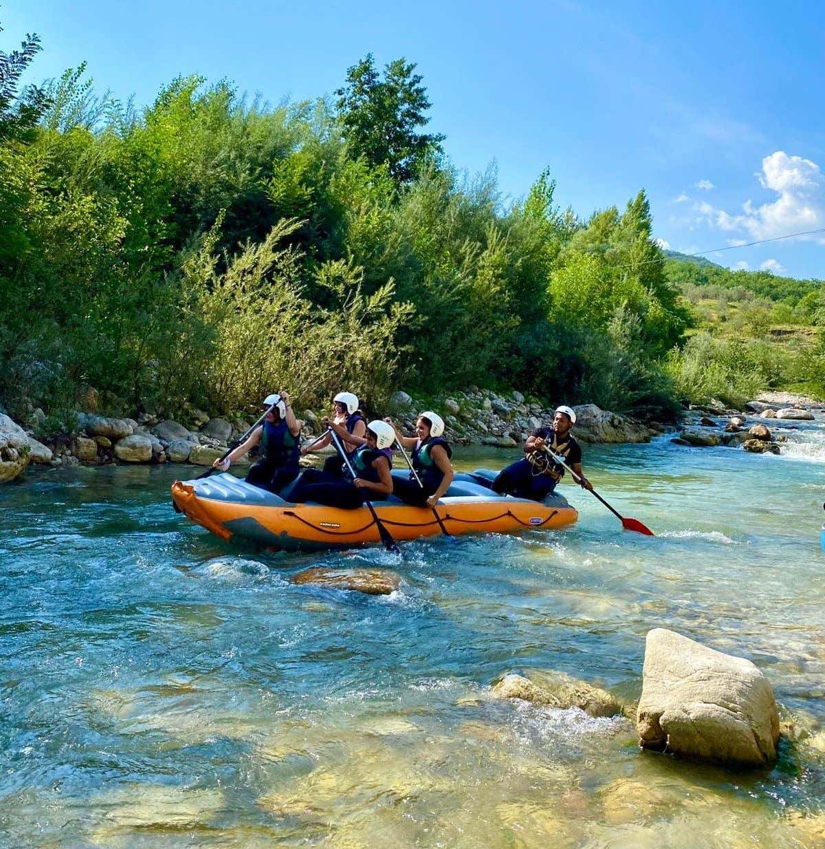 Rafting experience sul fiume Sangro