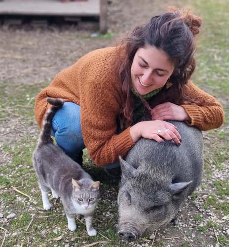 Guided tour of a cheerful animal shelter in Ostia