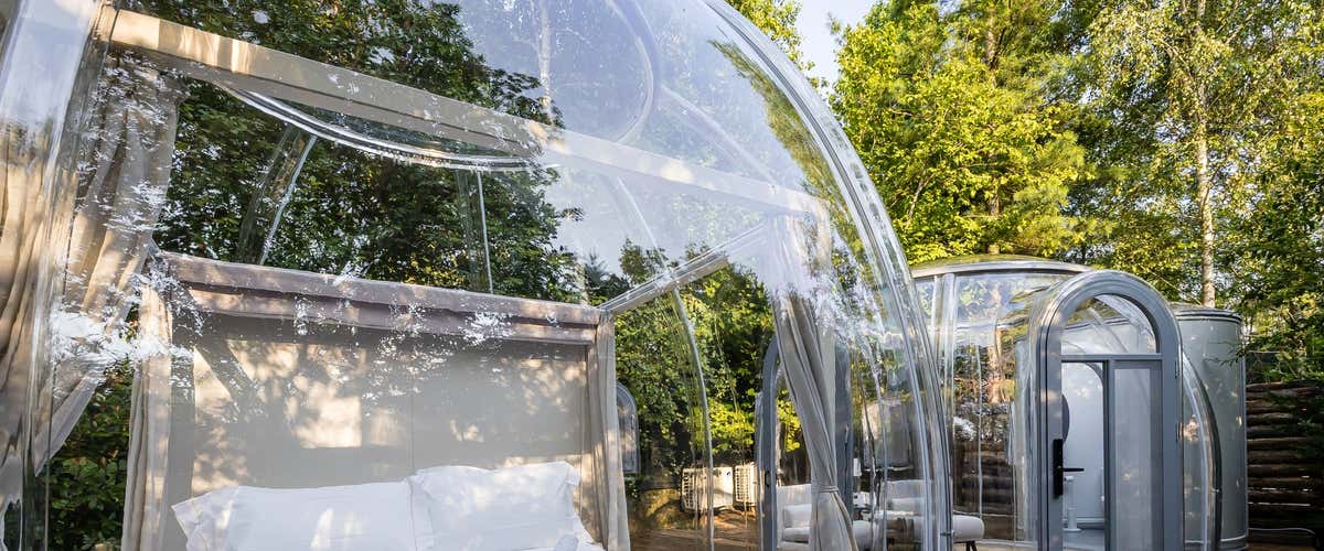 Notte in Bubble Room a Borgo Ticino sul Lago Maggiore