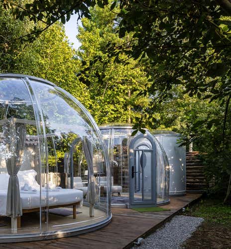 Notte in Bubble Room a Borgo Ticino sul Lago Maggiore