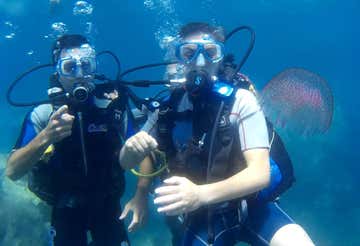 Immersione subacquea nelle acque di Catania