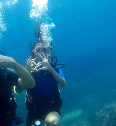 Immersione subacquea nelle acque di Catania