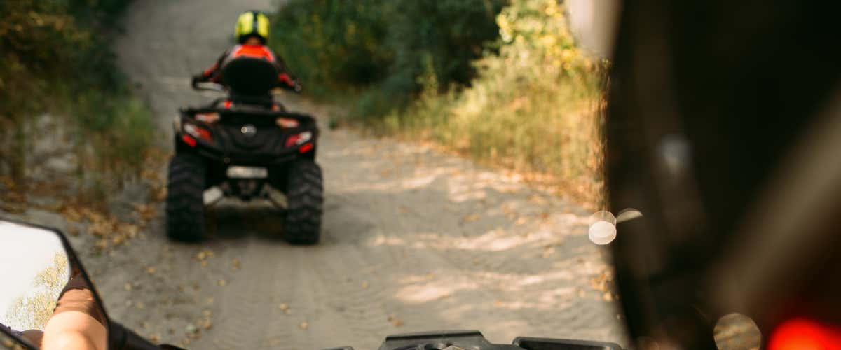 Quad bike day in the province of Imperia with lunch and tasting