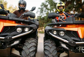 Quad bike day in the province of Imperia with lunch and tasting