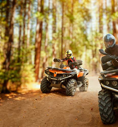 Quad bike day in the province of Imperia with lunch and tasting