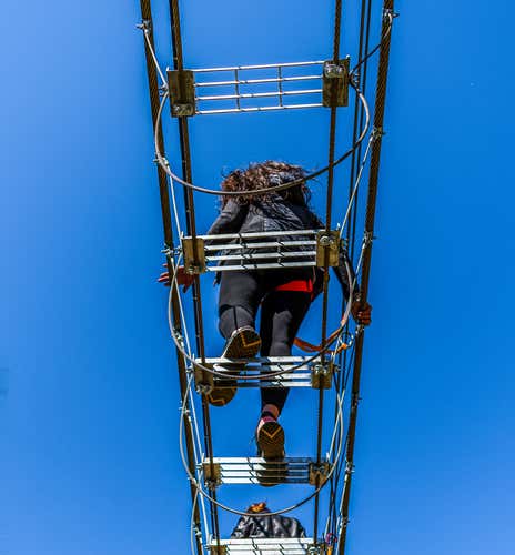 Ponte tibetano “Ponte nel Sole” e visita alla Miniera di Dossena