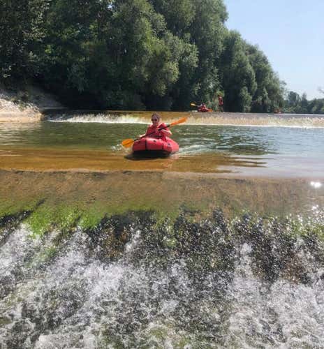 Packrafting sul fiume Serchio a Lucca