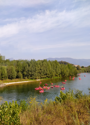 Packrafting sul fiume Serchio a Lucca