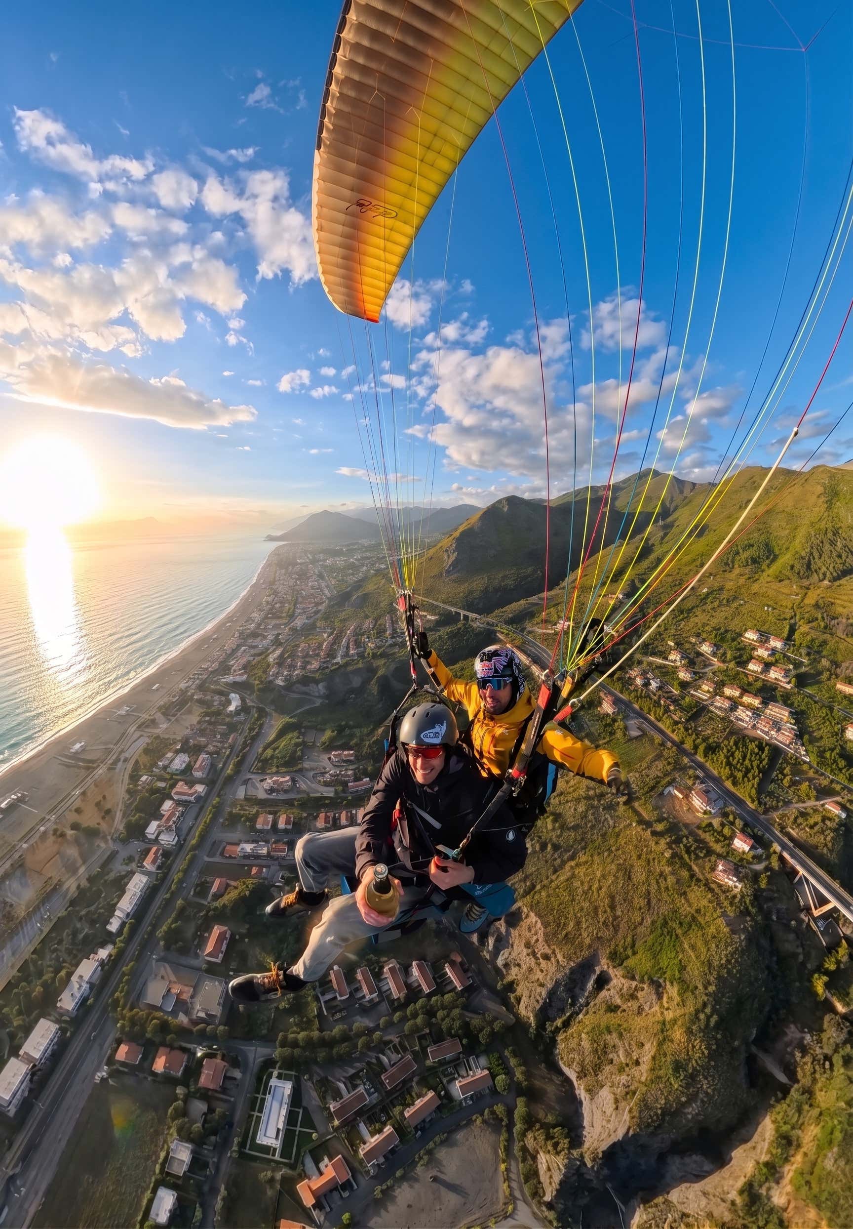 Volo in parapendio tandem a Praia a Mare