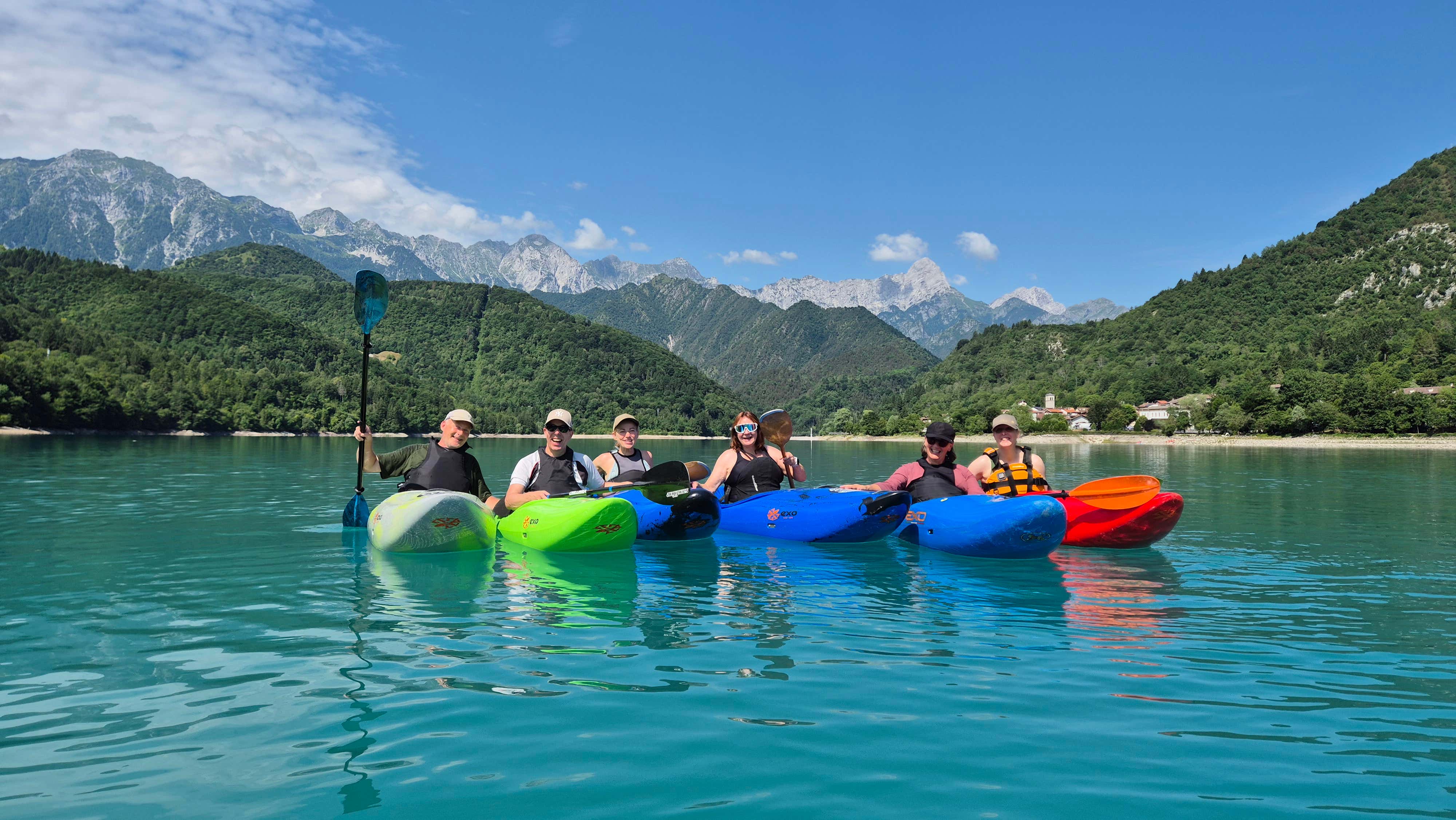 Corso e tour in kayak del Lago di Barcis