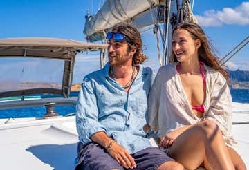 Catamaran tour of the La Maddalena Archipelago from Palau with lunch