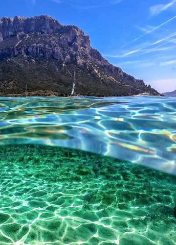 Sailing boat tour to Tavolara and Molara from Golfo Aranci with lunch
