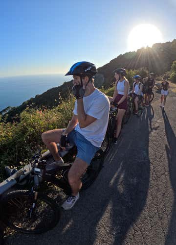 E-bike tour in the Cinque Terre Park with focaccia and local wine
