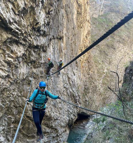 Via Ferrata dell'Orrido di Foresto in Val di Susa